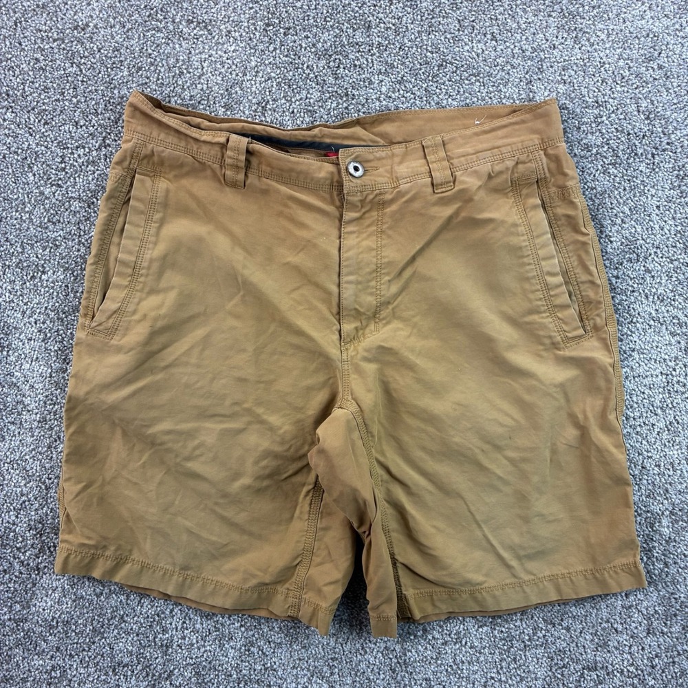 The North Face Shorts Mens 32 Brown Cotton Nylon Hiking Outdoor Cargo Stretch